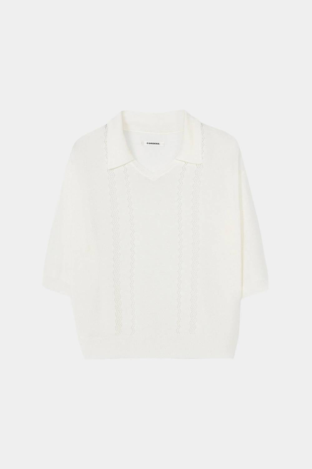 Cordera - Lace Polo Shirt