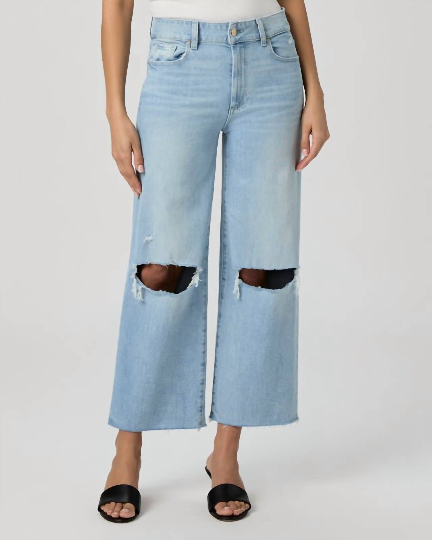 Paige - Sasha Ankle Jean With Raw Hem