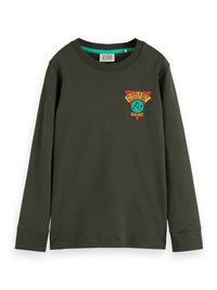 Scotch & Soda - Long Sleeved Artwork T Shirt