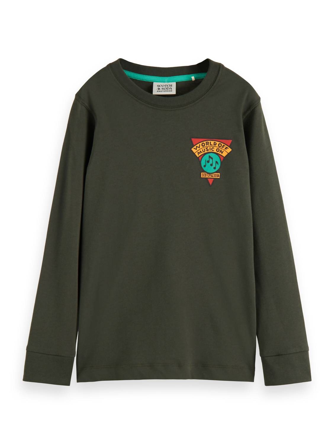 Scotch & Soda - Long Sleeved Artwork T Shirt
