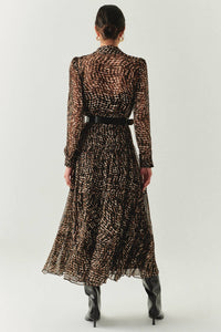 EXQUISE Aliza Dress in multi color - women's dress - alternate view