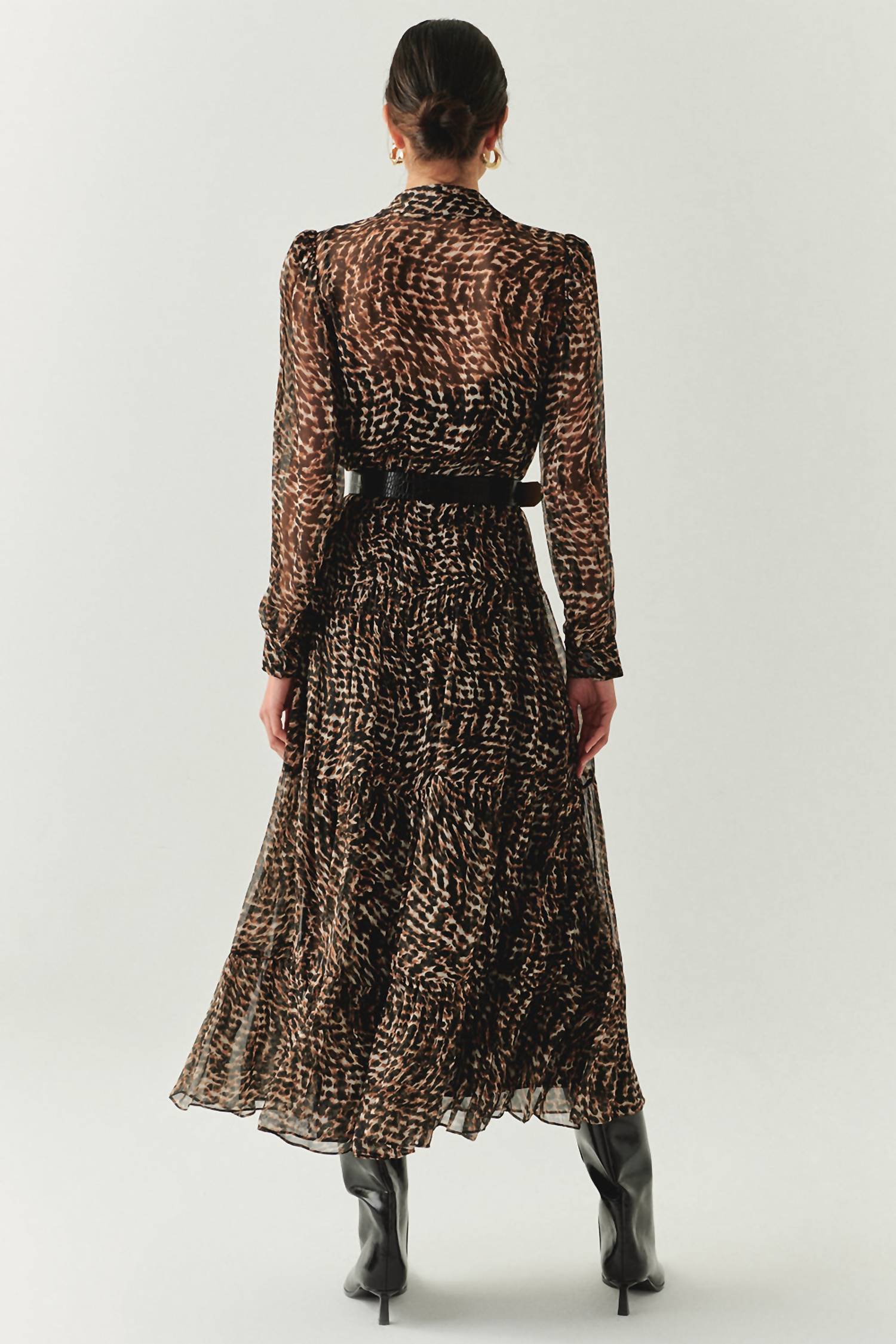 EXQUISE Aliza Dress in multi color - women's dress - alternate view