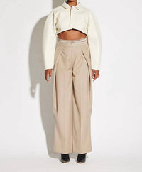 Circular Path - Crop Vegan Leather Jacket