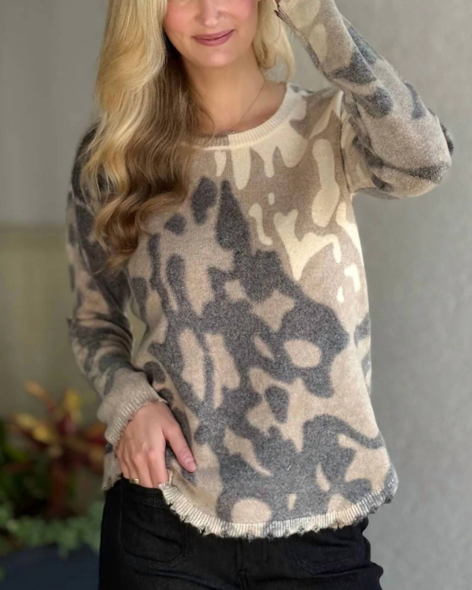 Charlie B - Printed Reversible Sweater