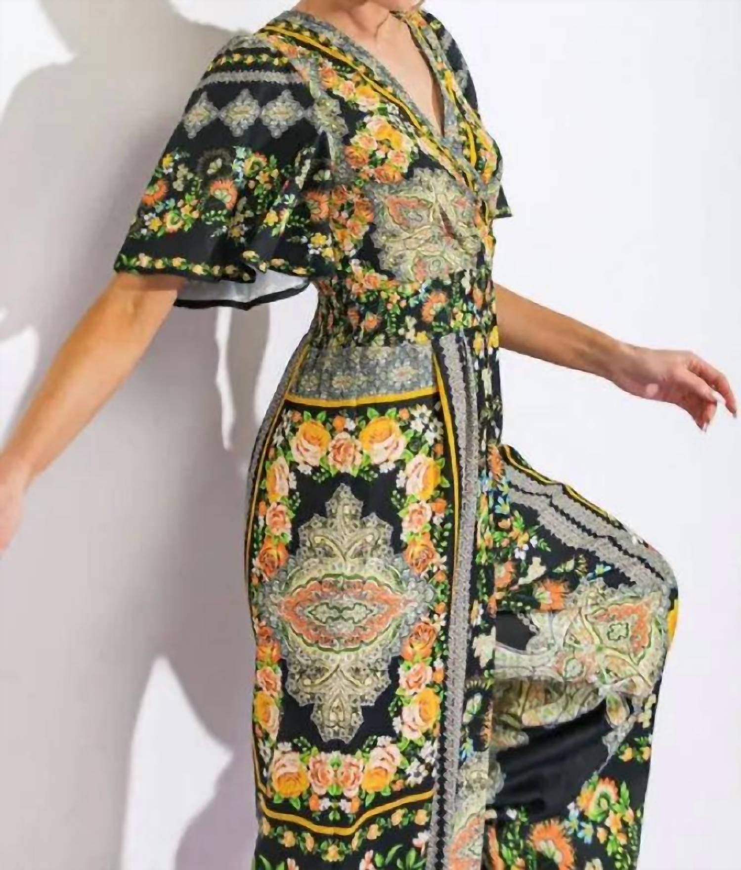 Flying Tomato - Women's Printed Woven Jumpsuit