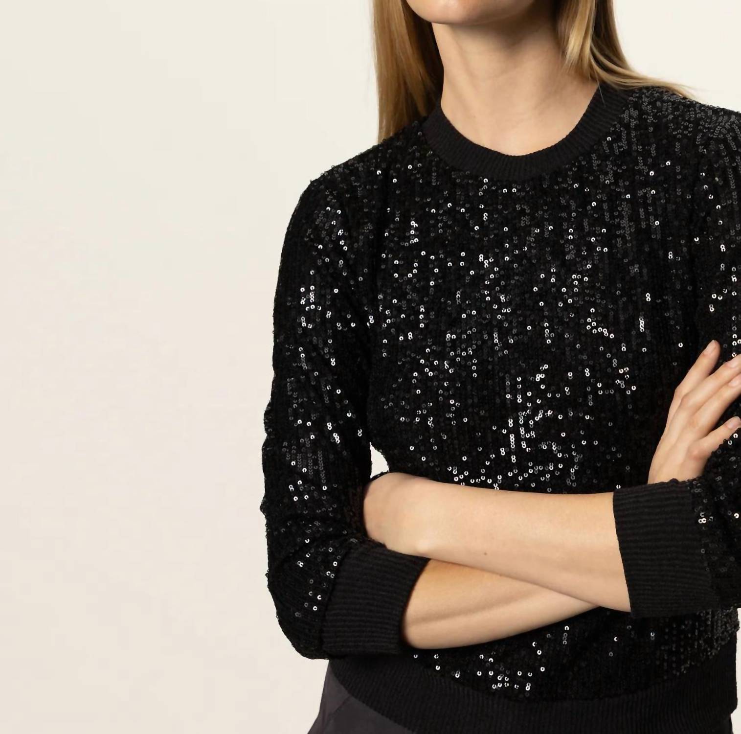 Sanctuary - Relaxed Sparkle Popover Top