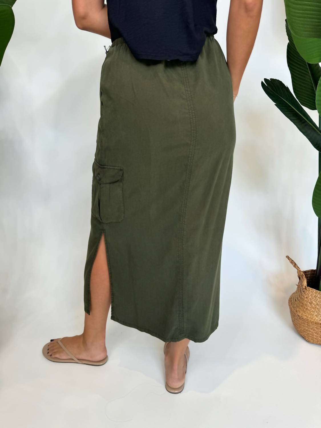 Bella Dahl - Cargo Midi Skirt