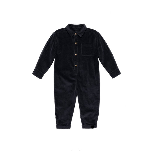Omamimini - Kids' Corduroy Mechanic Jumpsuit