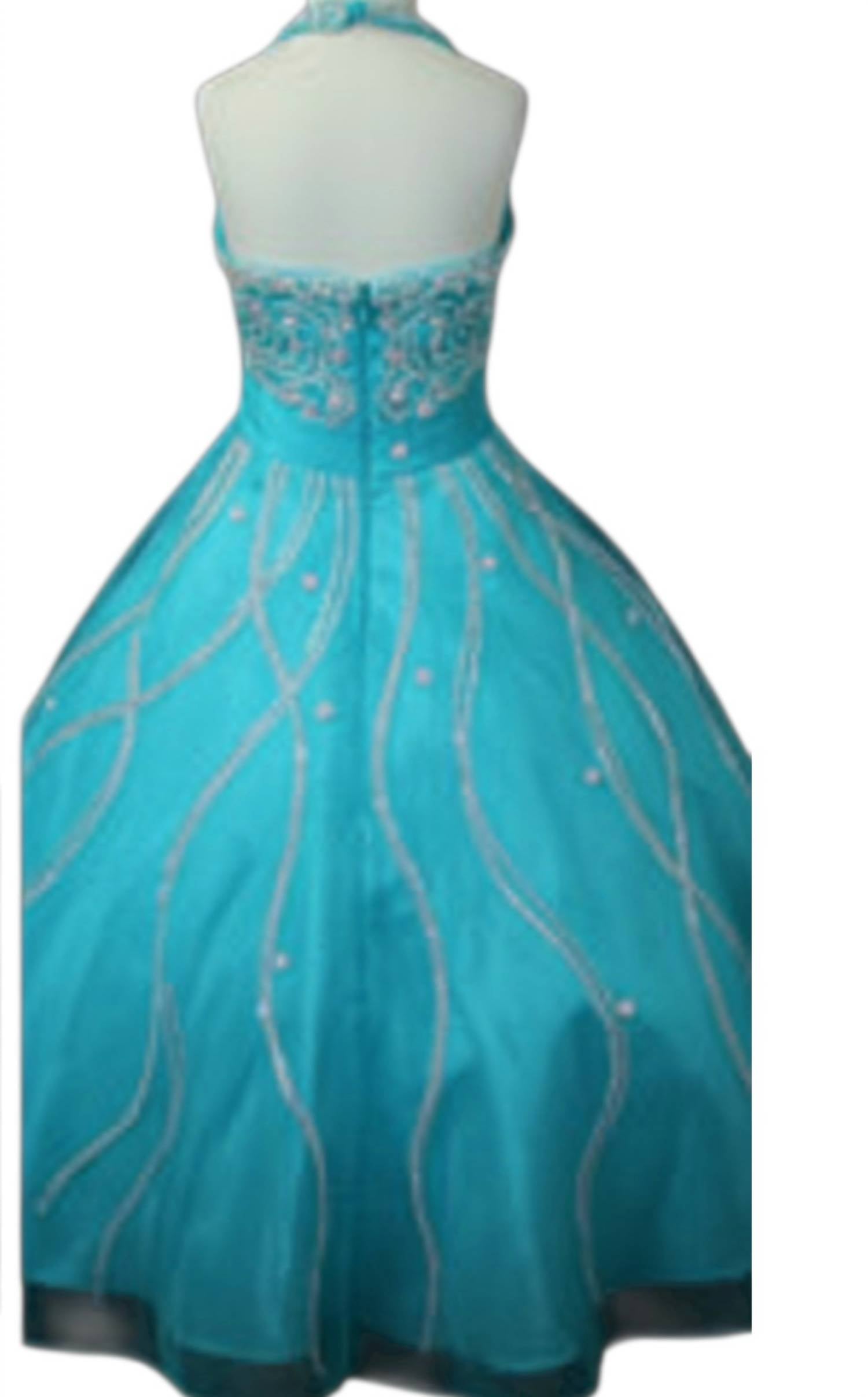 Little Rosie - Girl's Fit And Flare Maxi Dress