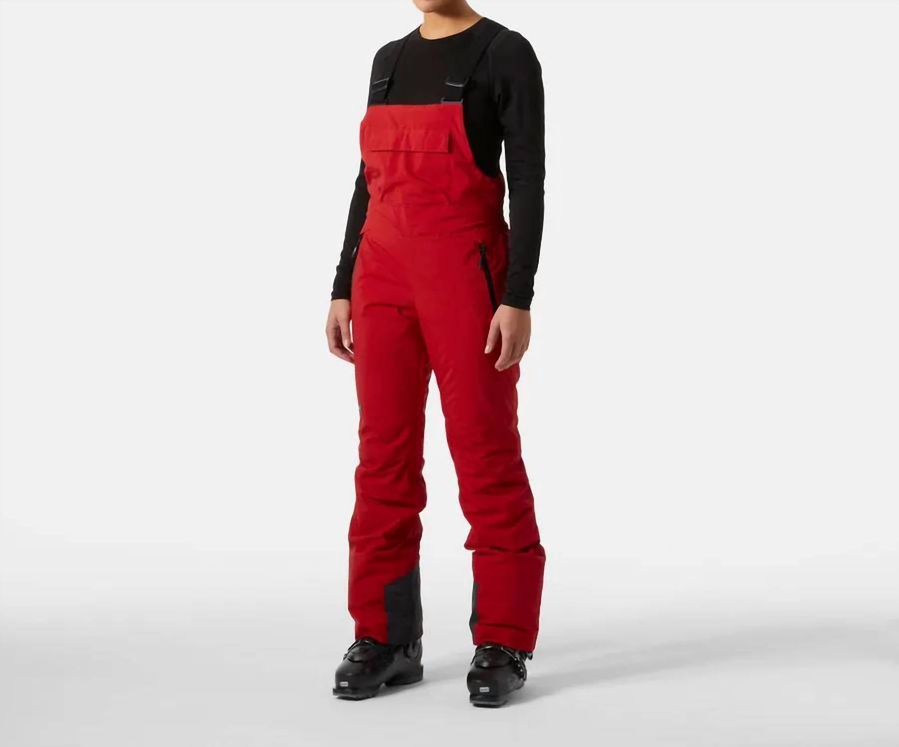 Helly Hansen Women's Legendary Insulated Bib in red - women's pants - view 6
