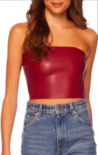 Cropped tube top
