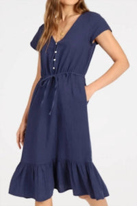 Dylan By True Grit - Riley Short Sleeve Cotton Dress