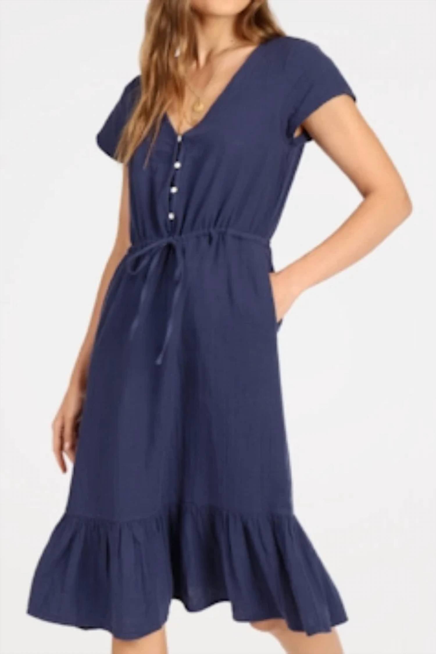 Dylan By True Grit - Riley Short Sleeve Cotton Dress