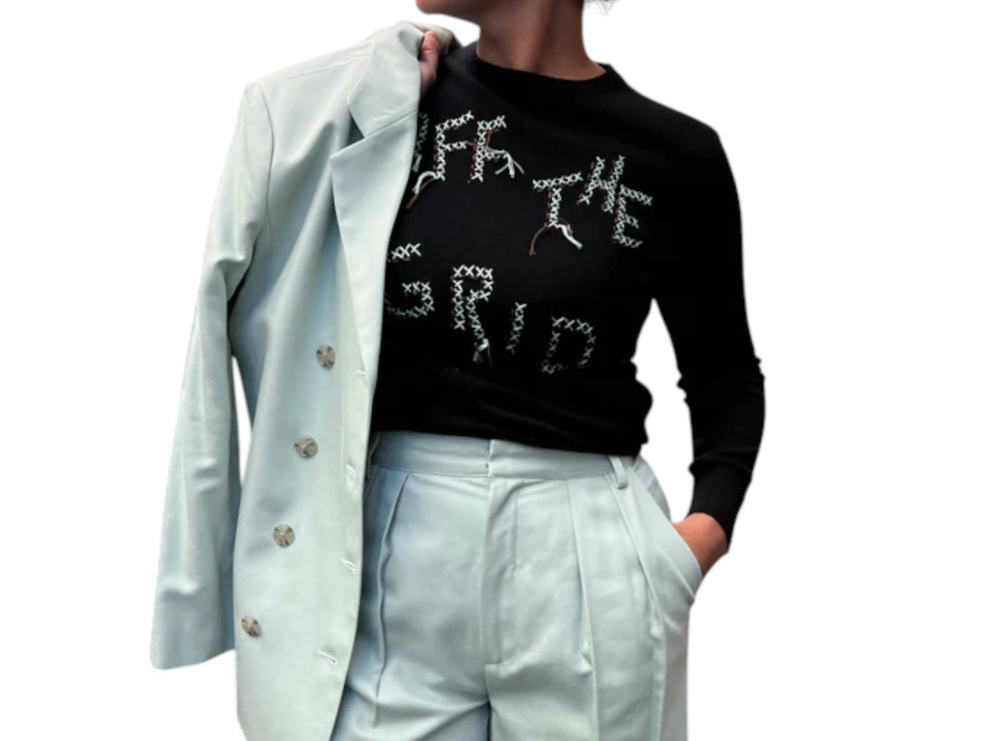 Lingua Franca - Off The Grid Crewneck Top