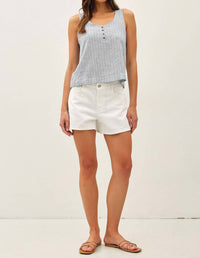 Be Cool - Victoria Linen Blend Tank Top