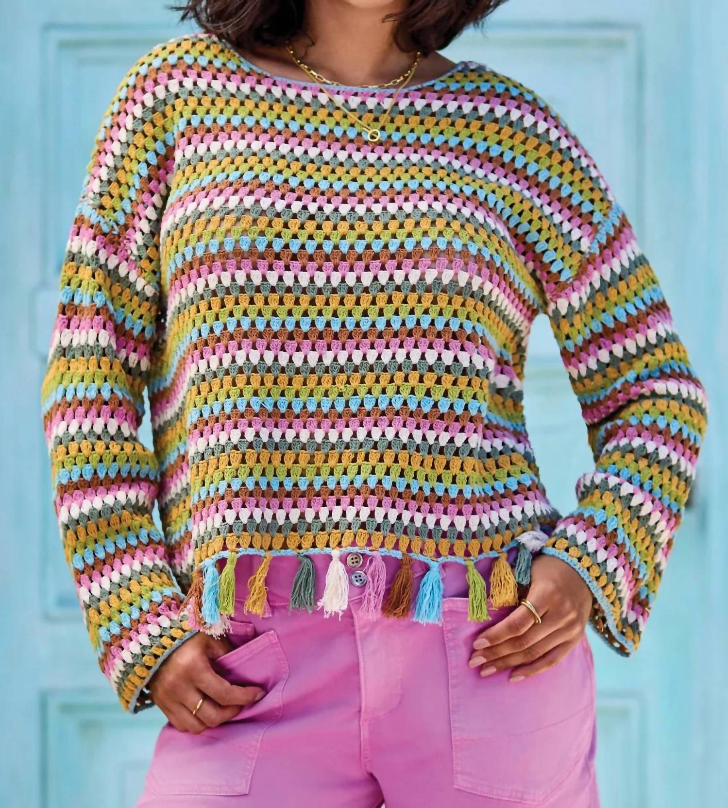 Tribal - Tassel Sweater
