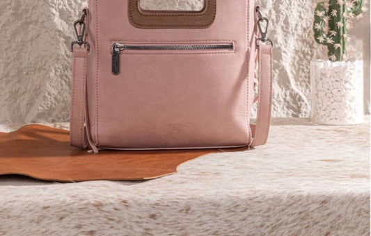 Wrangler - Top Handle Boot Scroll Fringe Tote