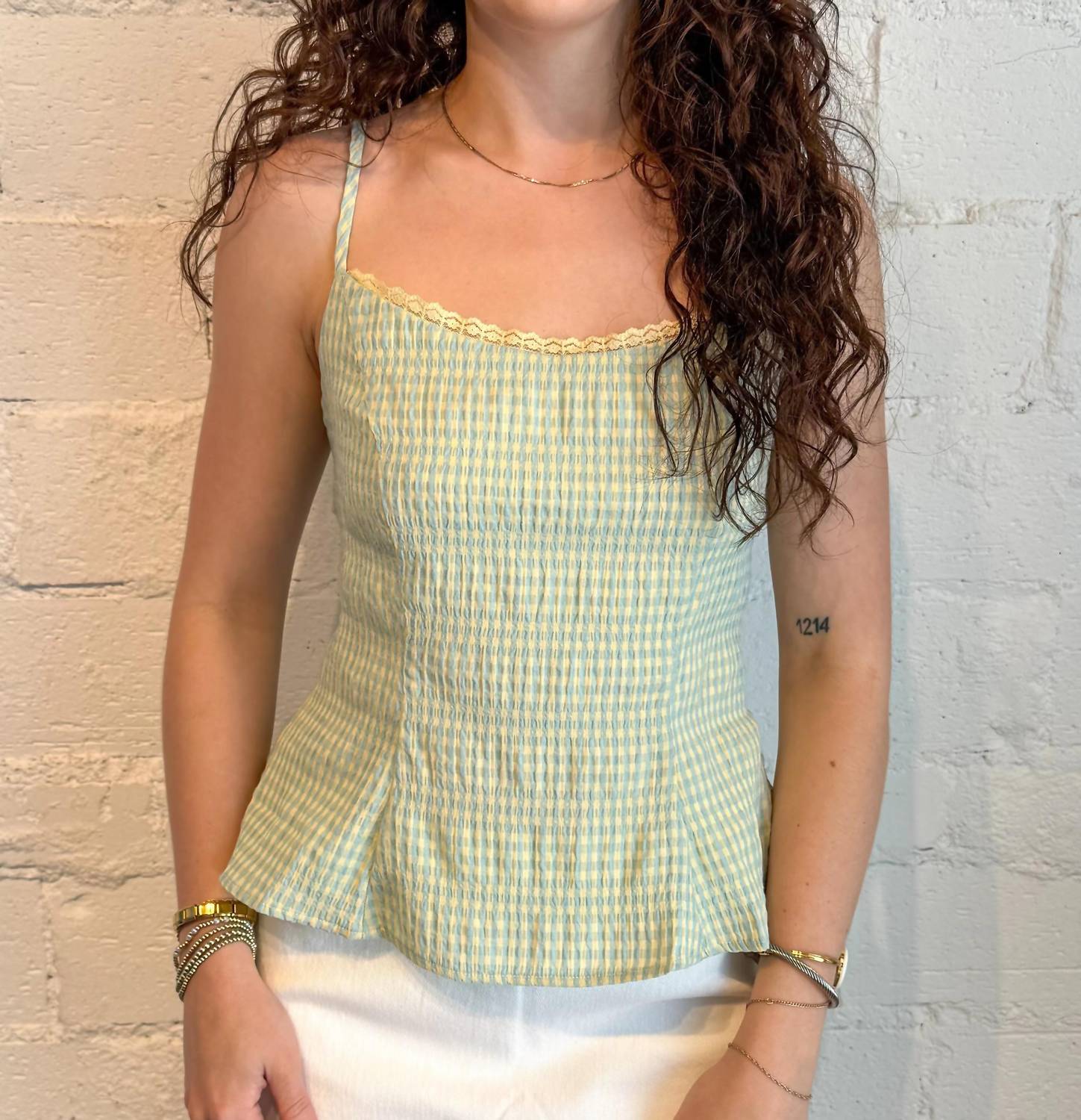 Adeline - Minty Breeze Top