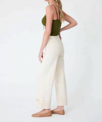 Level99 - Women's Selvedge Wide Leg Cuff Jean