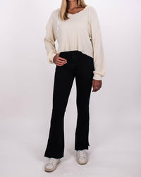 Free People - Level Up Slit Bootcut Jeans