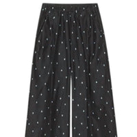 Forte Forte - Women's Glitter Taffetas High Waist Wide Leg Pants
