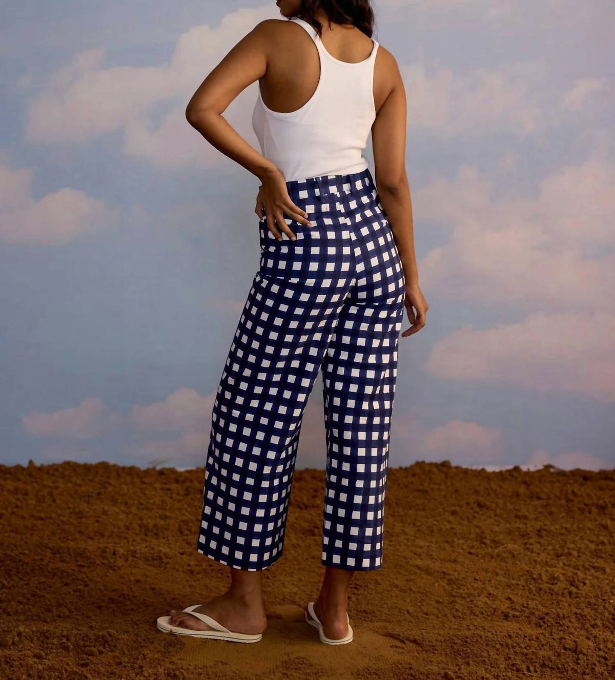 Sz Blockprints - Painter High Waist Pant