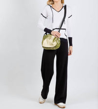 Pure Amici Devi Mesh Hoodie in white - women's top - view 5