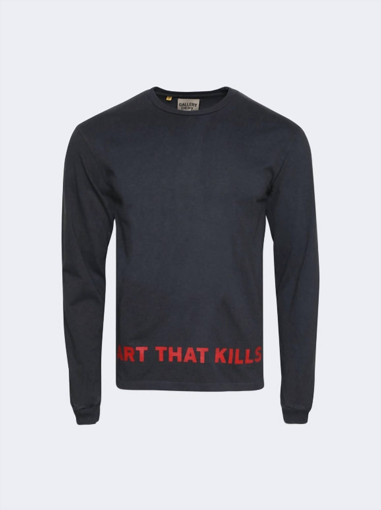 Gallery Dept. - Men's Washed Art That Kills Long Sleeve T-shirt
