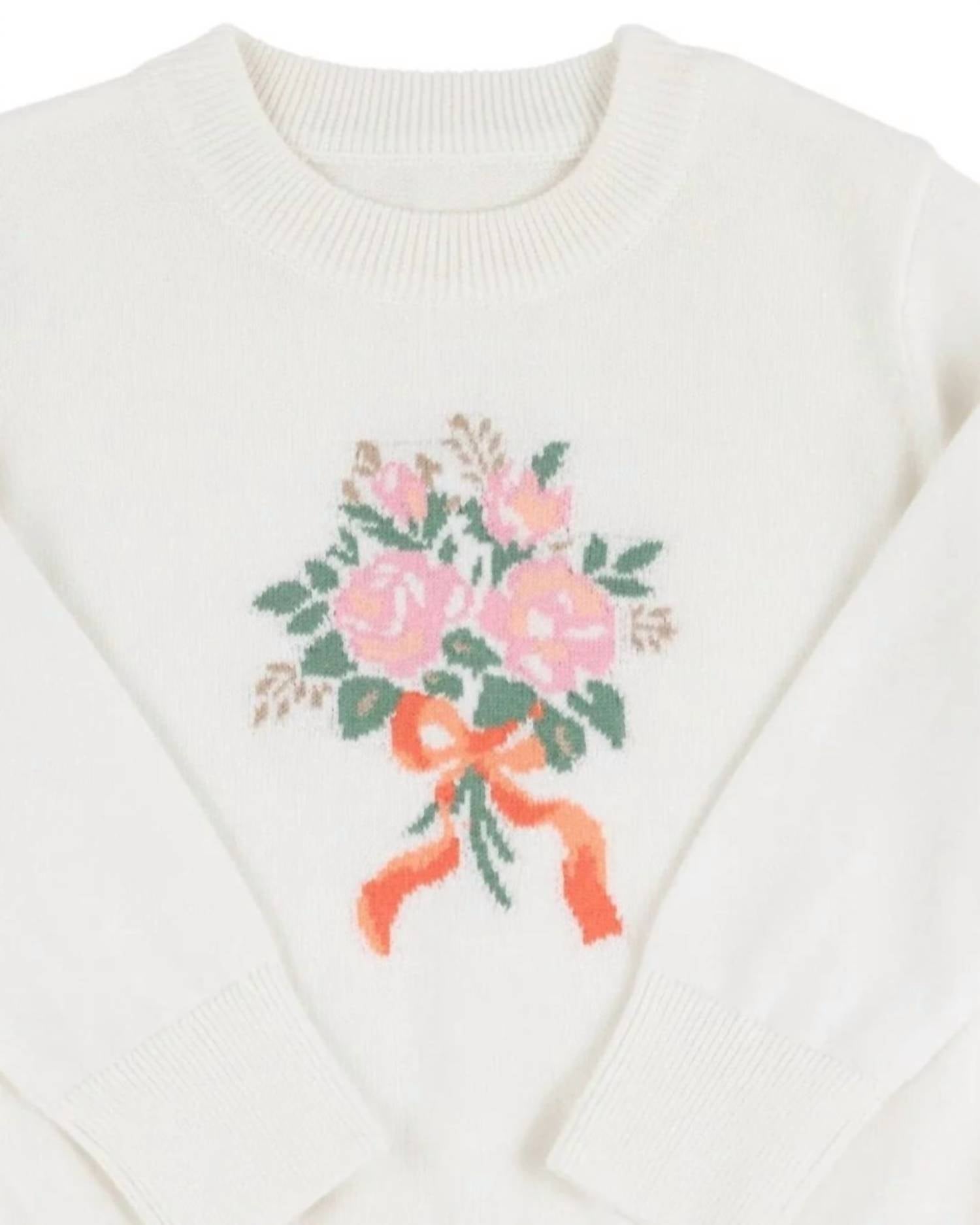 The Beaufort Bonnet Company - Girls' Isabelle Intarsia Sweater