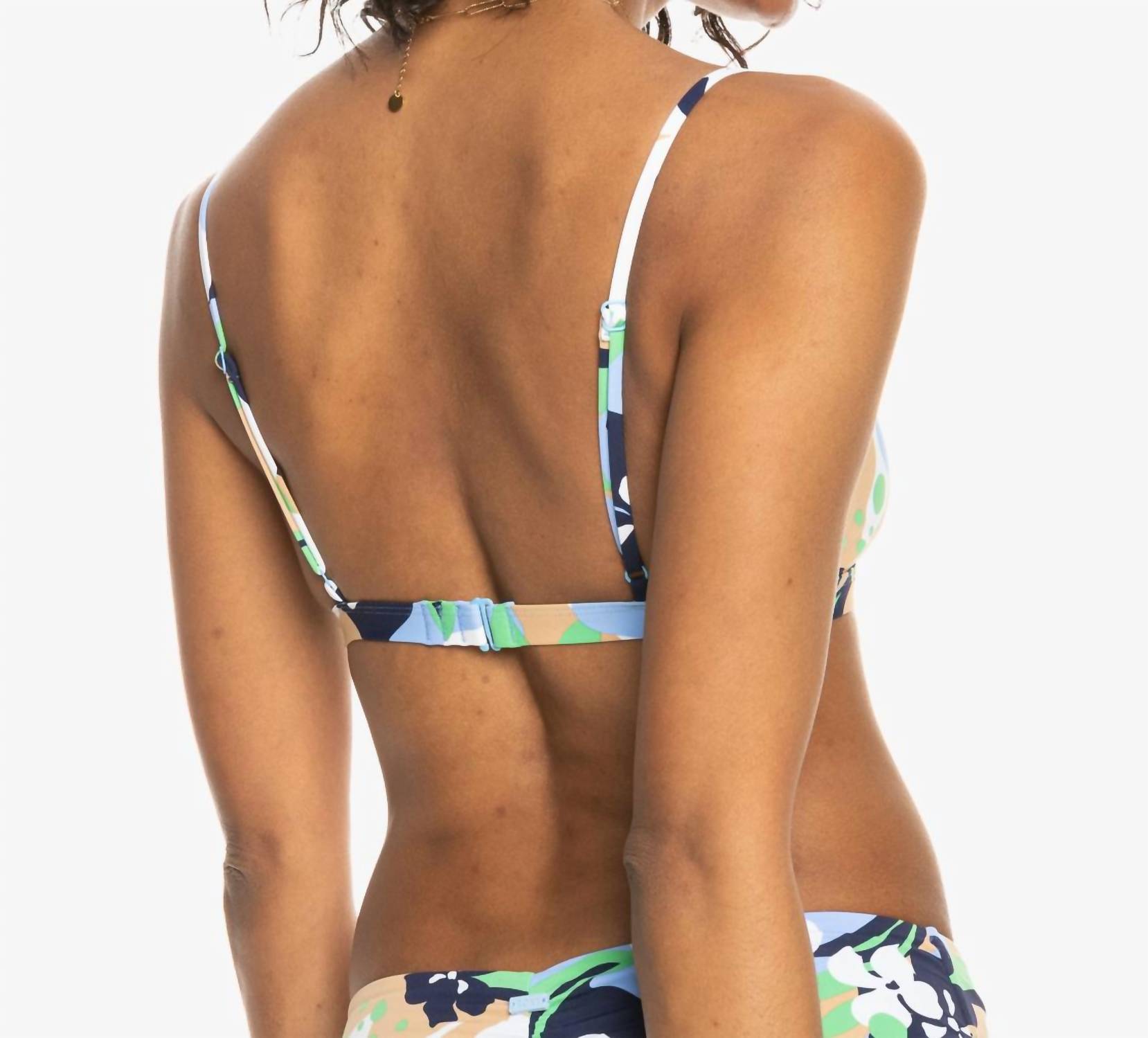 Roxy - Printed Beach Classics Fixed Triangle Bikini Top