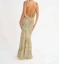 Rumored - Hollywood Cowl Neck Gown