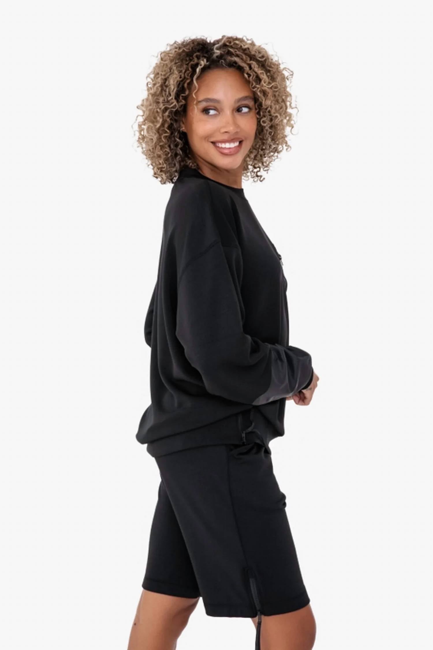 Mono B - Crewneck Long Sleeve Pullover