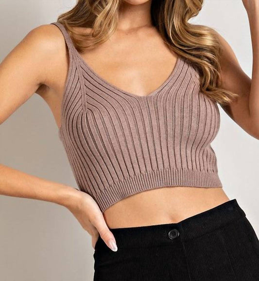 Ee:Some - Knit Crop Tank