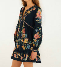 Farm Rio - Maira Floral Mini Dress