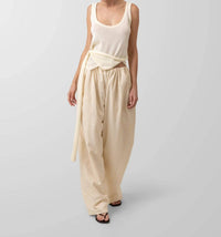Line And Dot - Alvynne Drape Tissue Tank Top
