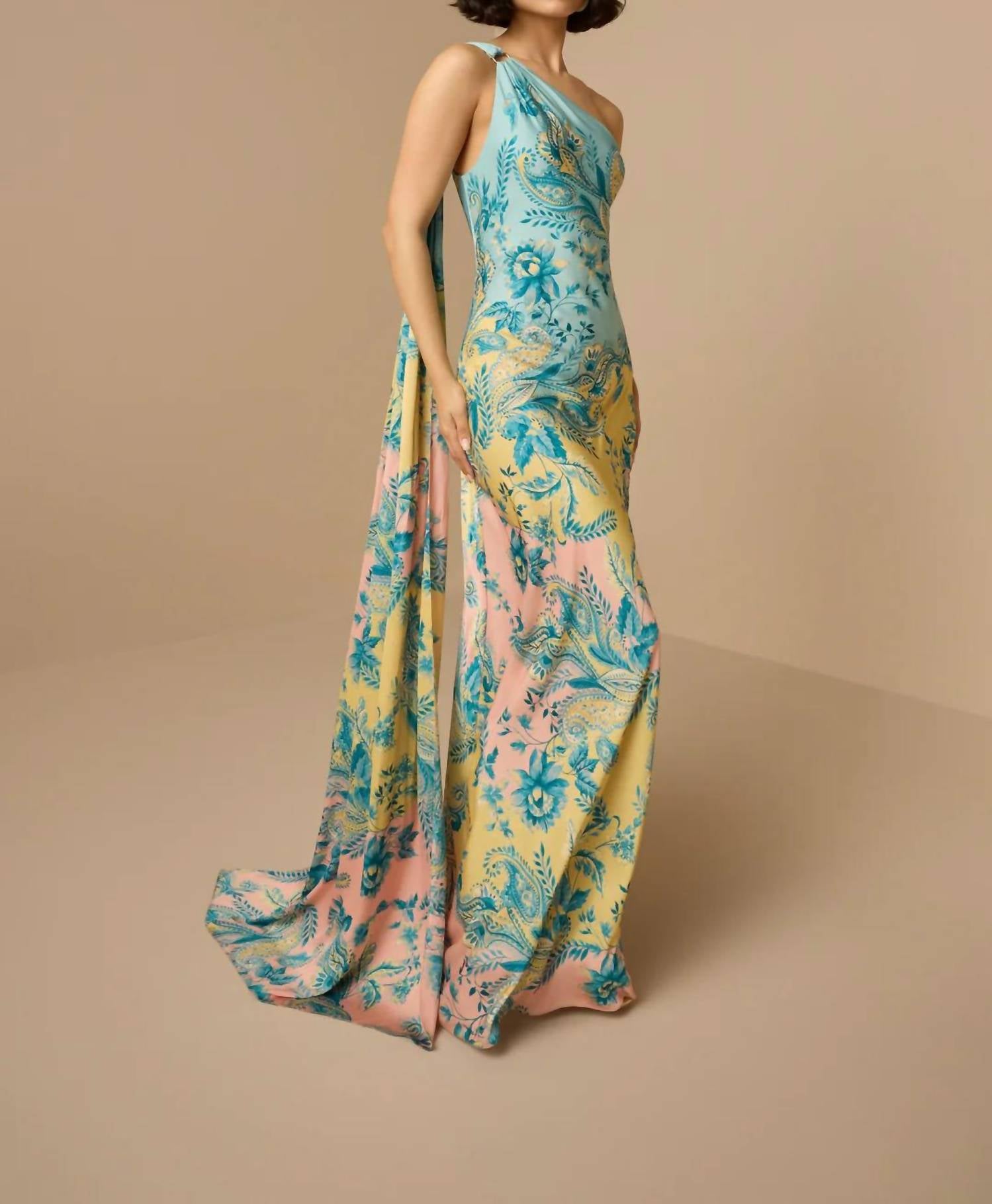 Hemant & Nandita - Wani One Shoulder Dress