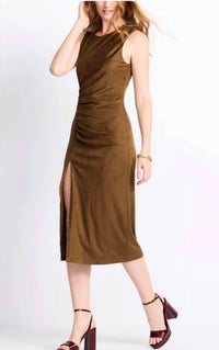 Steve Madden - Keegan Faux Suede Midi Dress