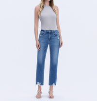 Lovervet - Straight Leg High Rise Jeans