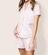 Petite Plume - Pima Short Sleeve Pajama Short Set