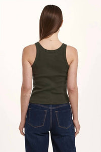 Dear John Denim - Tamia Cropped Racerback Tank Top