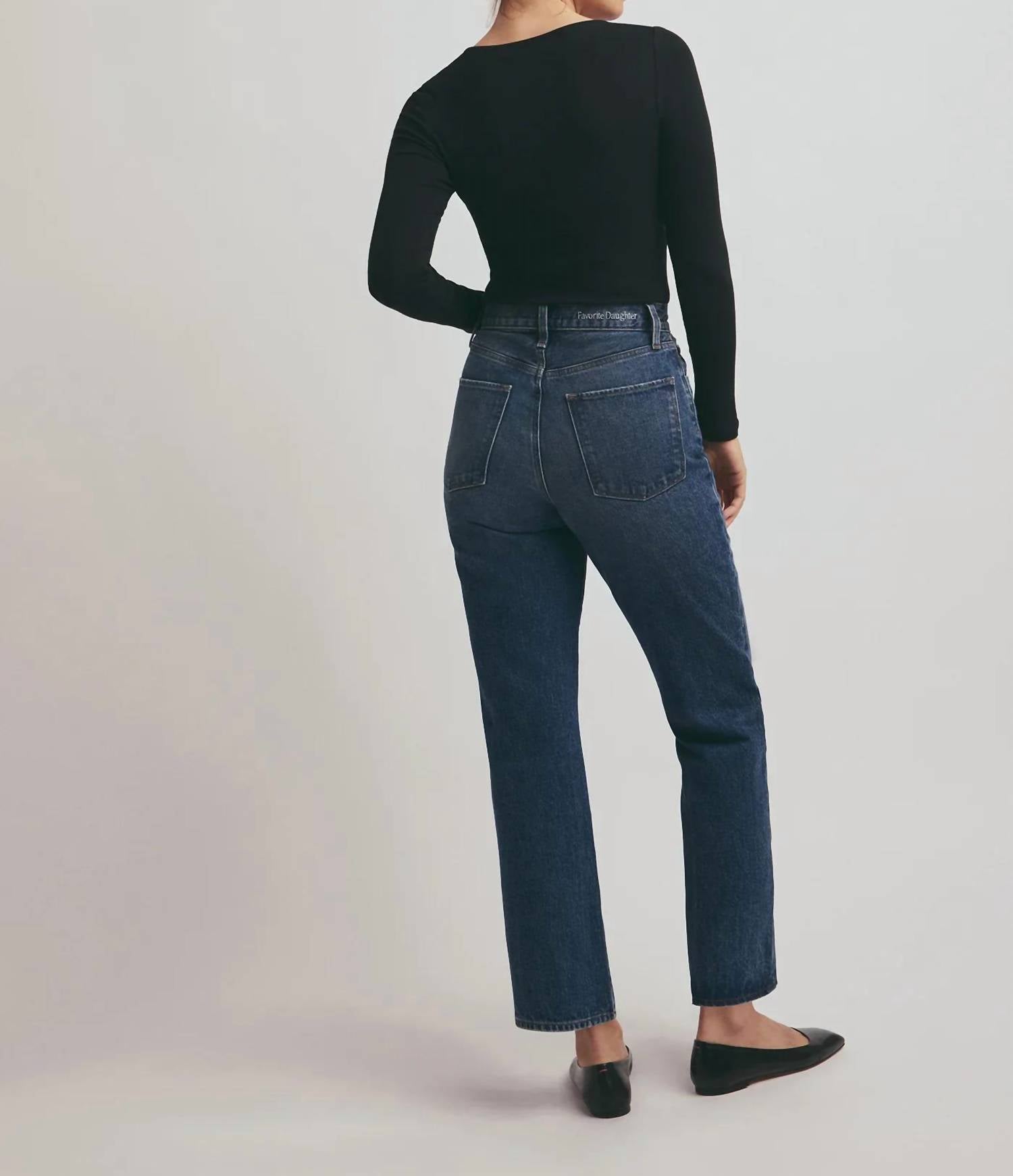 Favorite Daughter - The Henley Ribbed Long Sleeve Tee