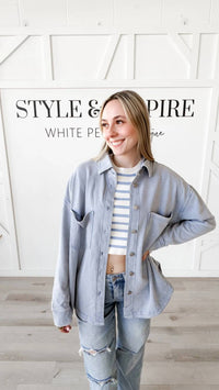 Panache - Kaitlyn Oversized Button Up Shacket