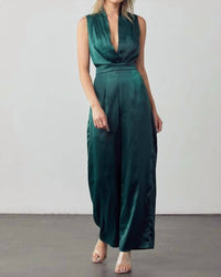 Reveuse - Pleated Front Details Jumpsuit