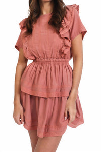 Line And Dot - Ruffle Dress