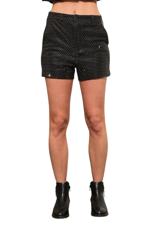 Blue B - Tell All Studded Trouser Short