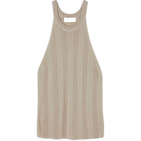Moussy Women's Swarm Delta Tank Top in beige - women's tank top