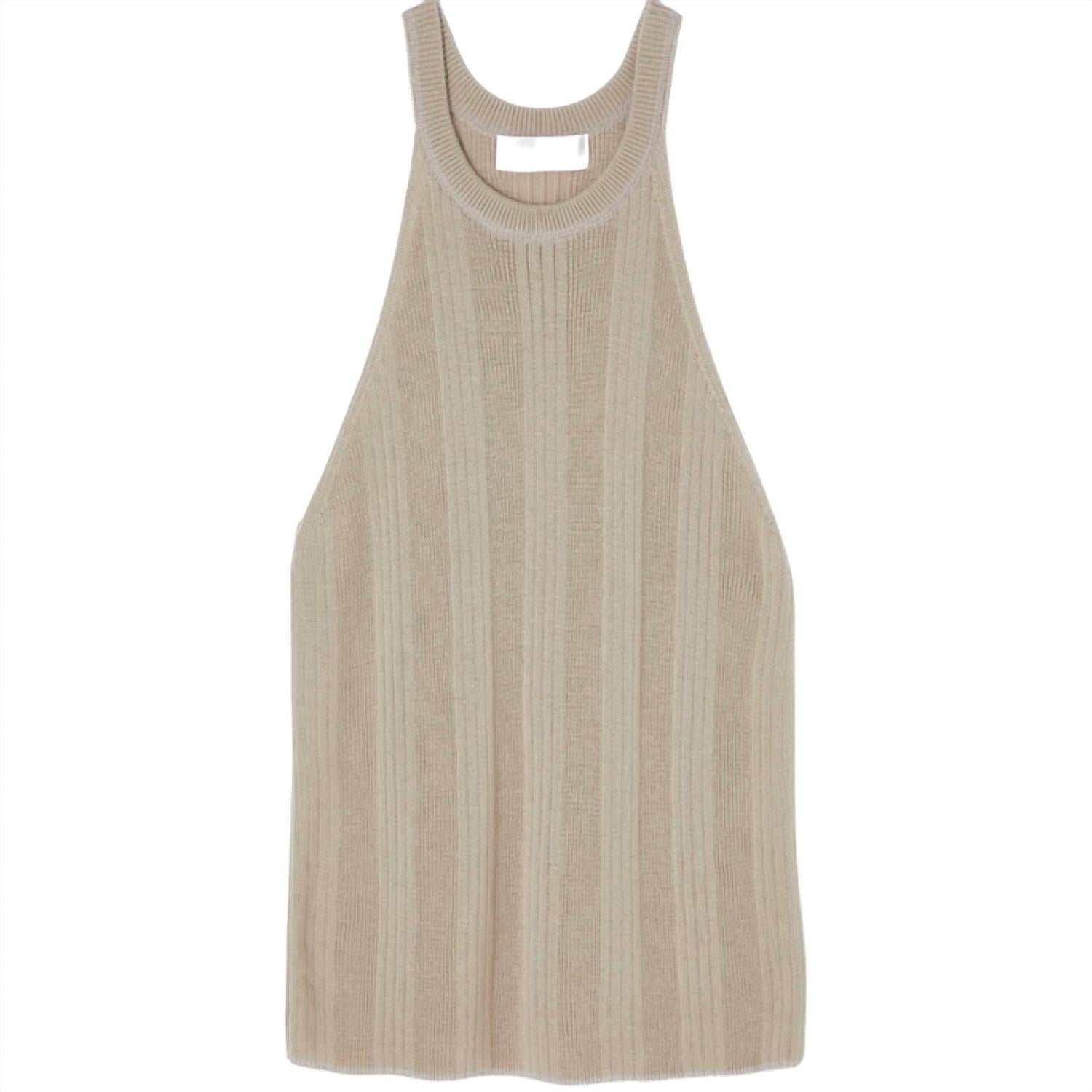 Moussy Women's Swarm Delta Tank Top in beige - women's tank top
