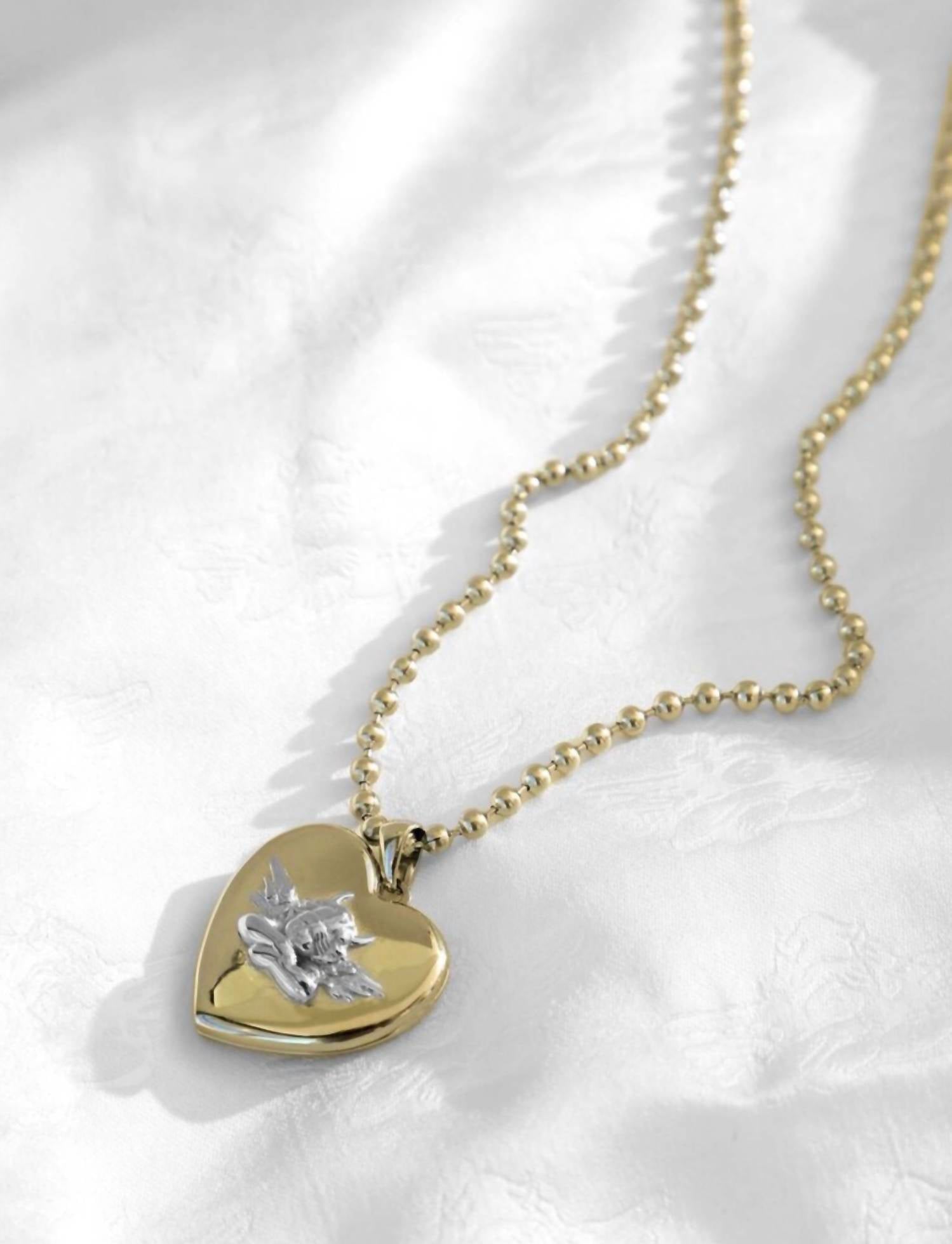 Boys Lie - Angel Rhodium Locket