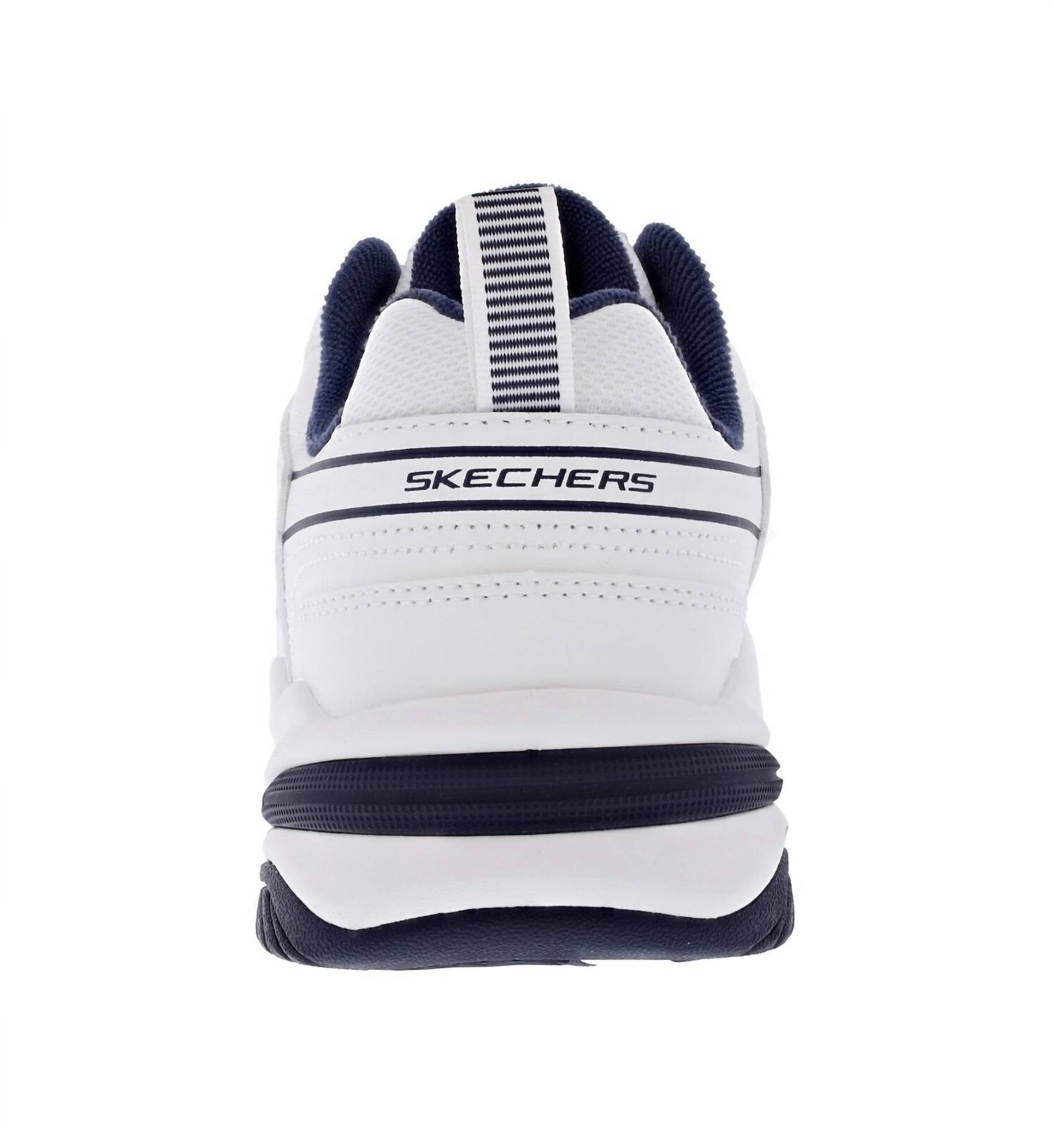 Skechers Men's Durham Slip In Shoes in shoes in white - men's sneaker - view 4