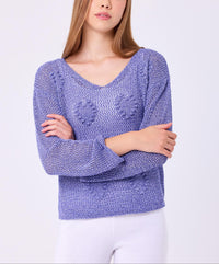 French Kyss - Crochet Heart Top